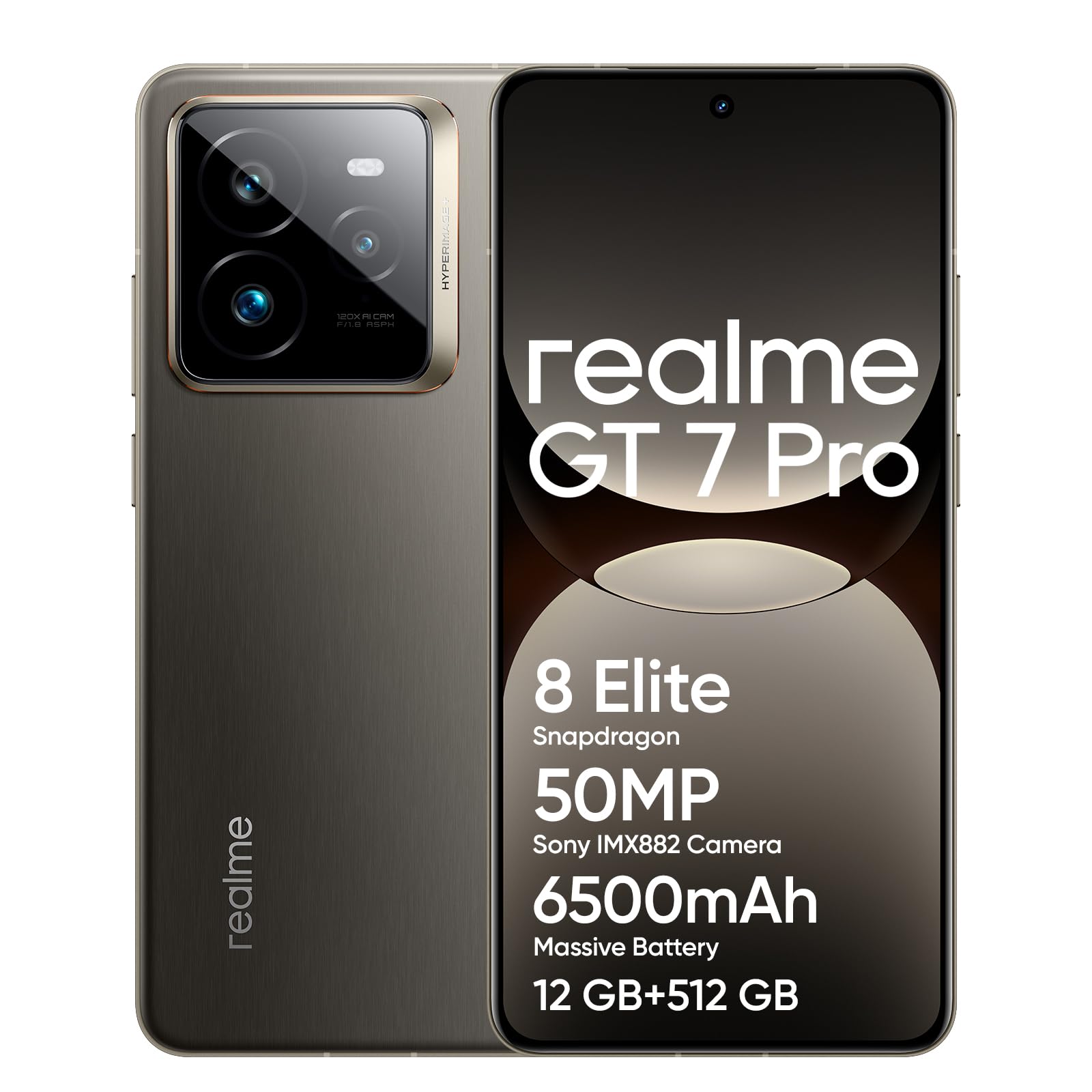 realme GT 7 Pro 5G Smartphone 12+512 GB, Snapdragon® 8 Elite
